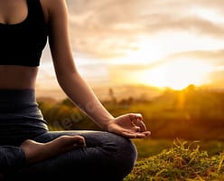 Meditation is only intangibly linked to good health